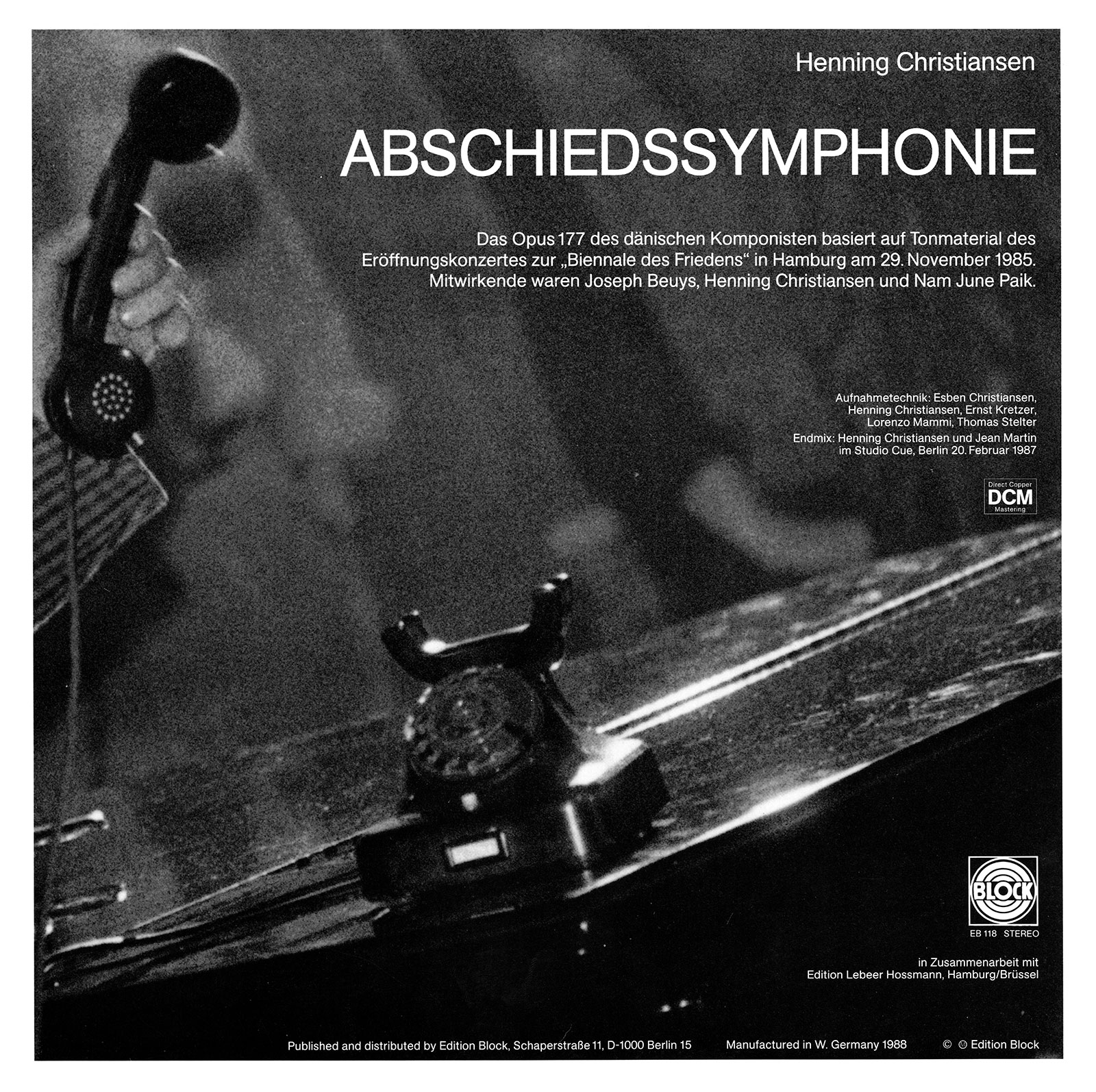 Henning Christiansen & Joseph Beuys – Schottische Symphonie